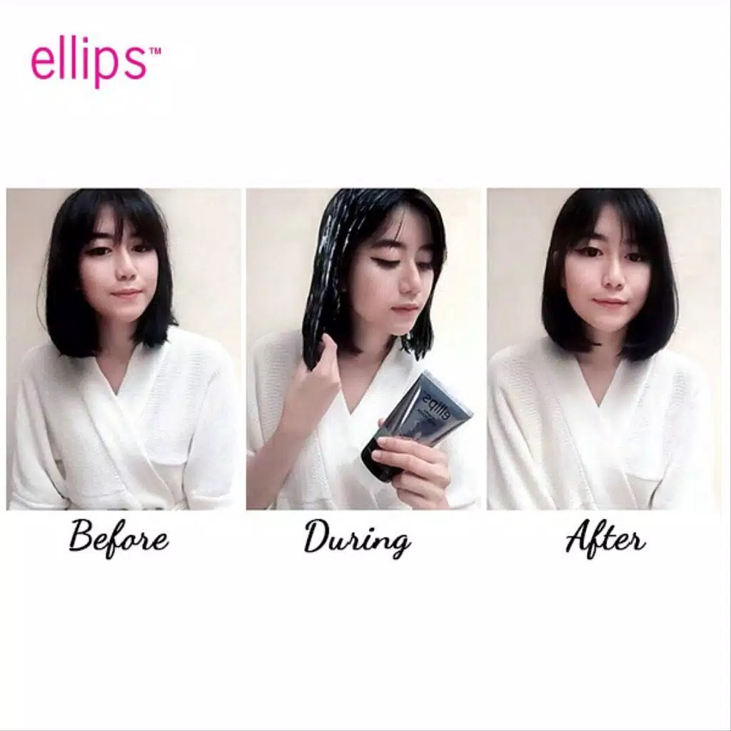 ELLIPS Hair Mask 20gr Pink - Hair Treatment with Jojoba Oil
