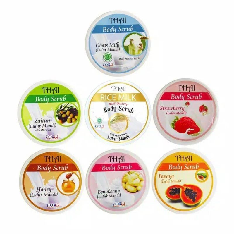 Thai Body Scrub 200gr - Goat's Milk