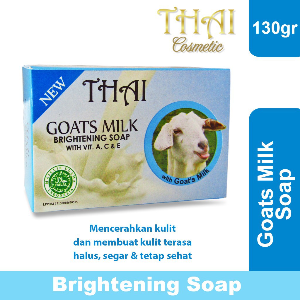 Thai Sabun Goat's Milk Soap 130gr (Bar Soap)