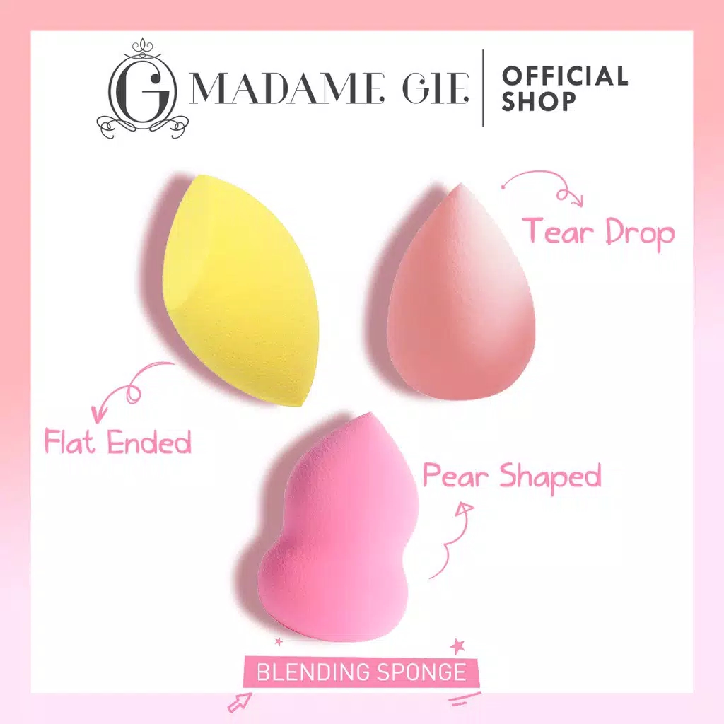 Madame Gie Blending Sponge Flat Ended
