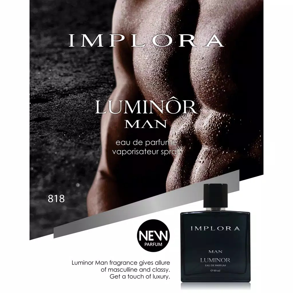 Implora Parfum Luminor Man 80ml (818)
