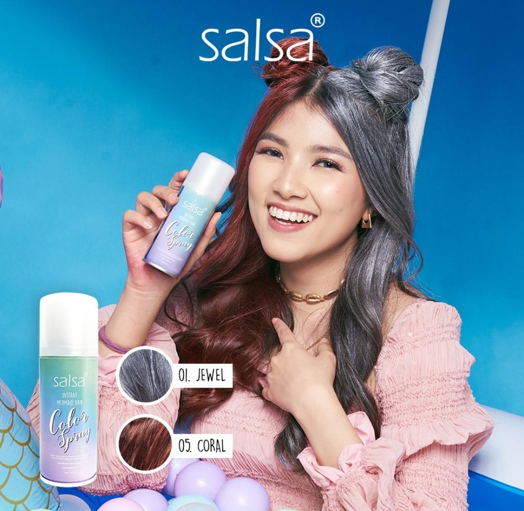 SALSA Instant Mermaid Hair Color Spray 03 Aqua (Powder Blue)