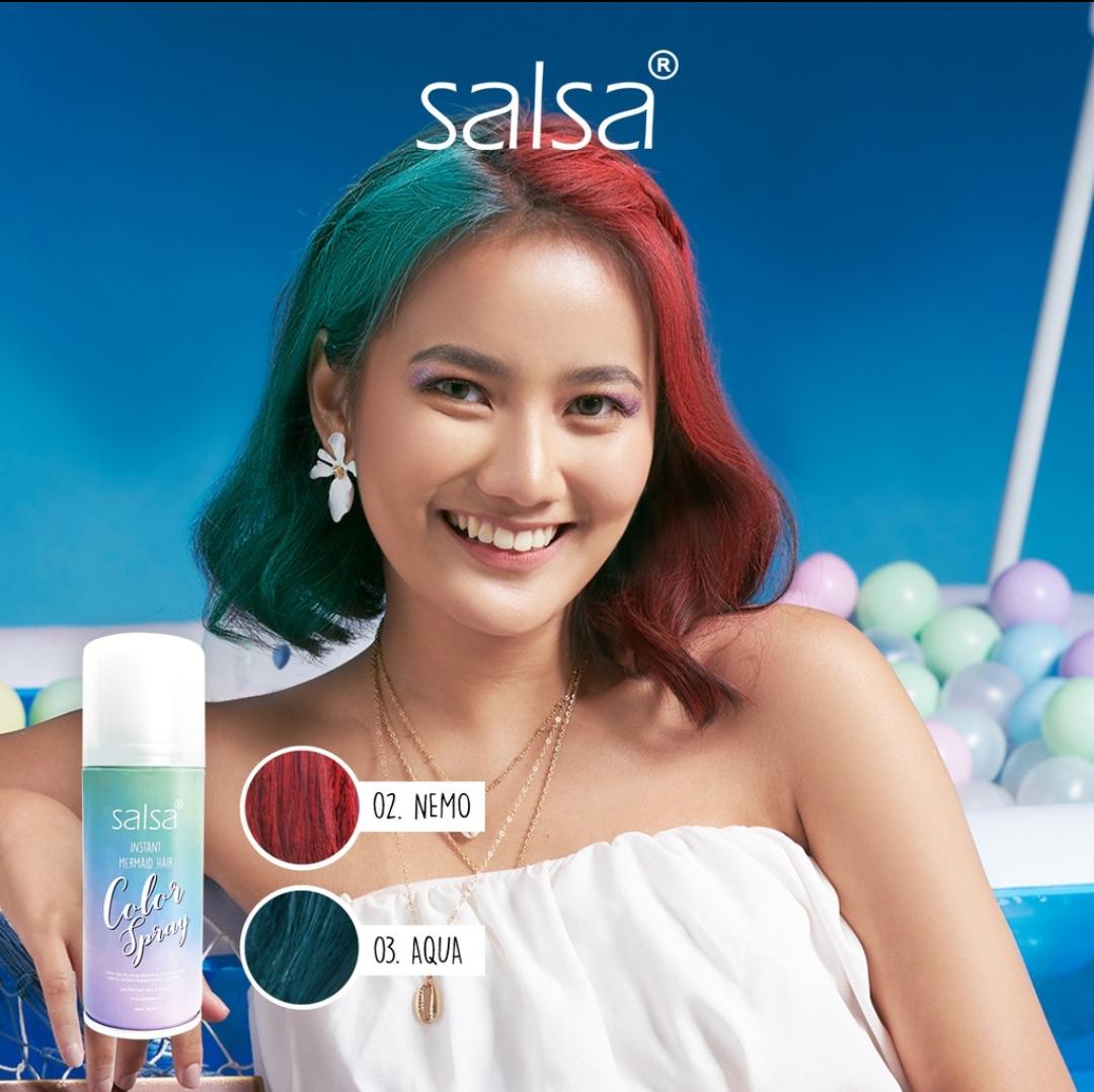 SALSA Instant Mermaid Hair Color Spray 03 Aqua (Powder Blue)
