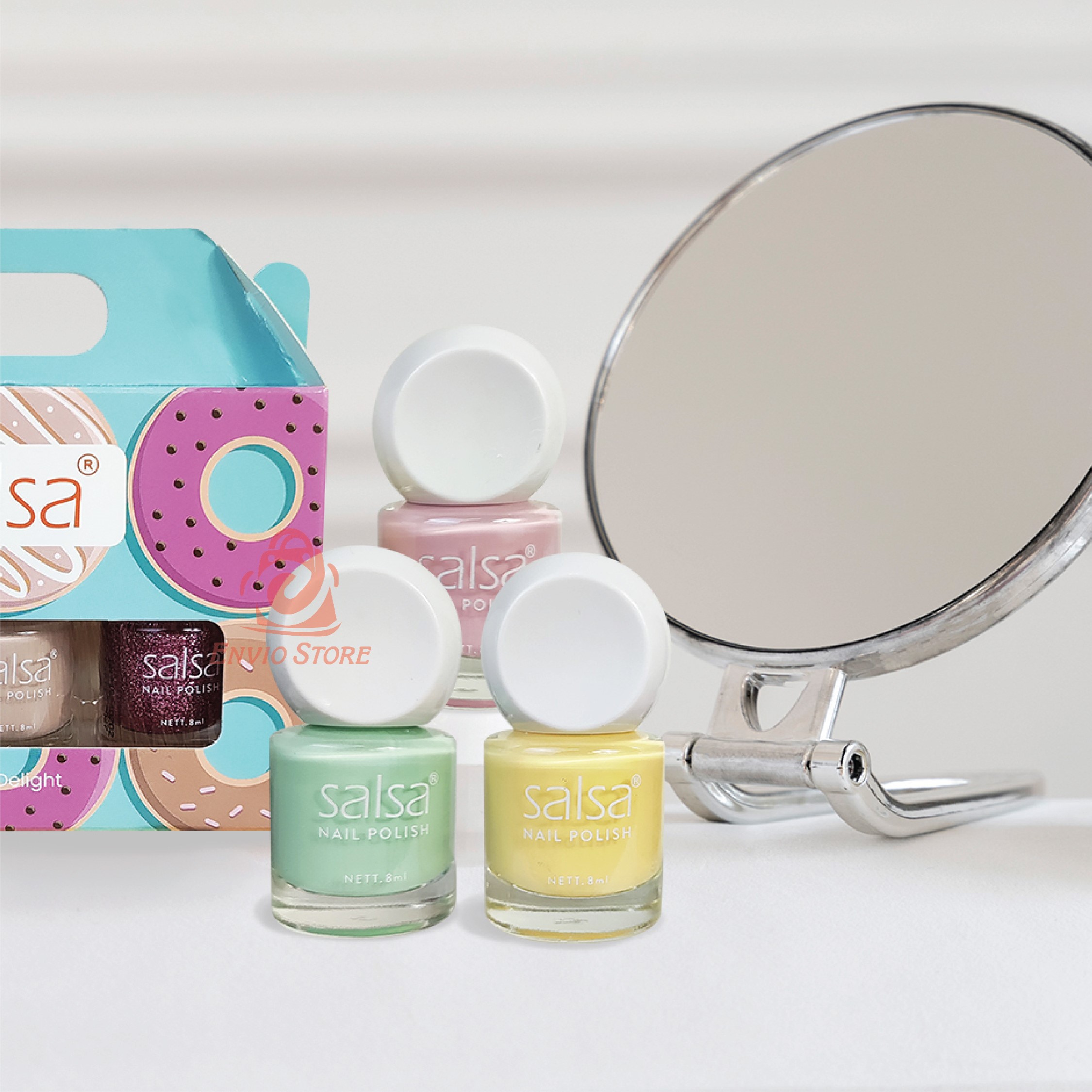 SALSA Kutek Nail Polish - Sweet Macaron (Isi 3pcs)