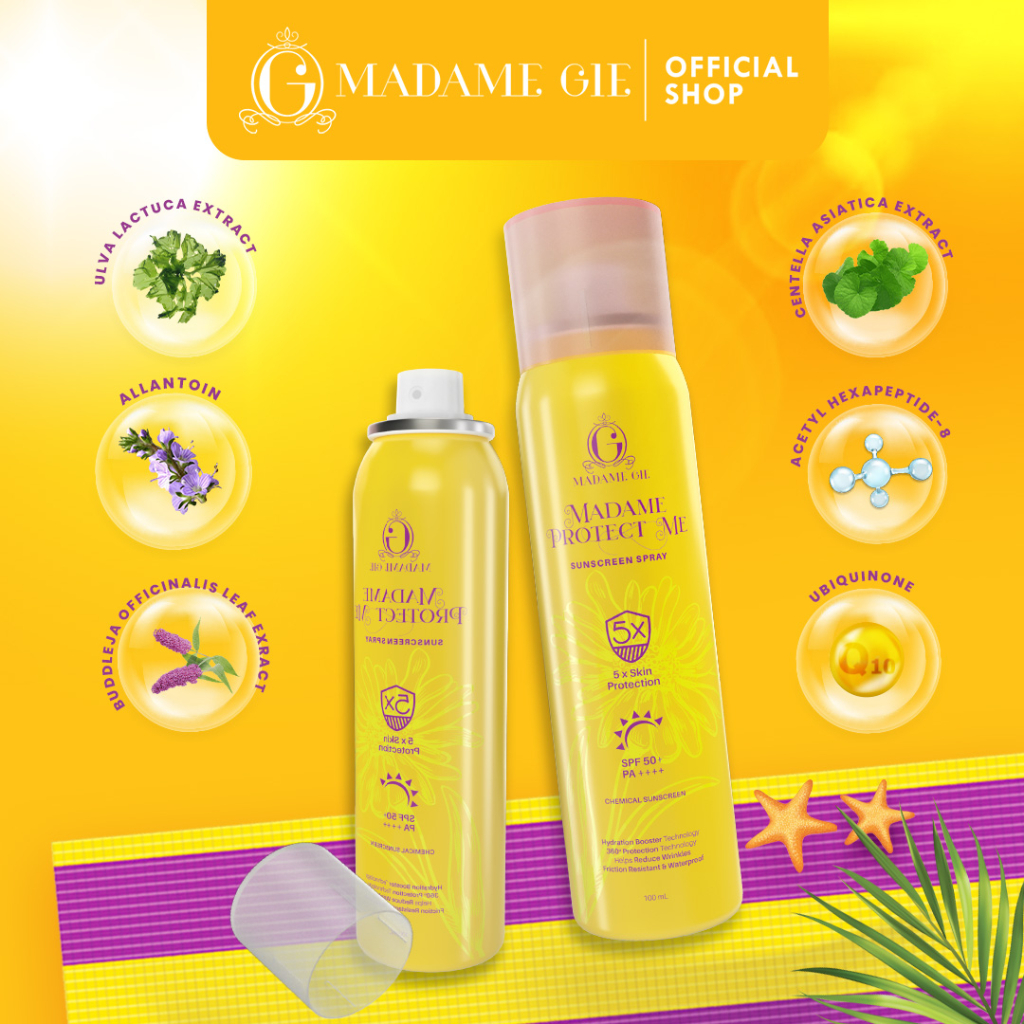 Madame Gie Protect Me Sunscreen Spray SPF50+ PA++++ 100ml