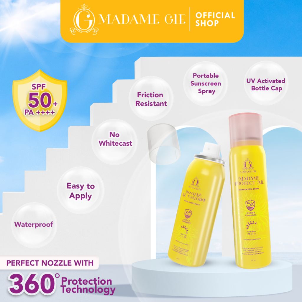 Madame Gie Protect Me Sunscreen Spray SPF50+ PA++++ 100ml
