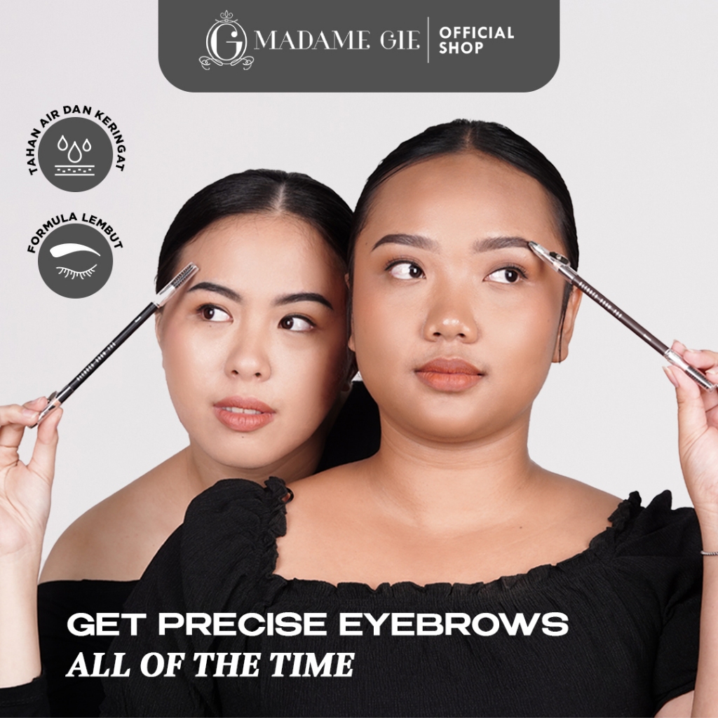 Madame Gie Blended Brow Pro 1.2gr  (Pensil Alis) - Brown