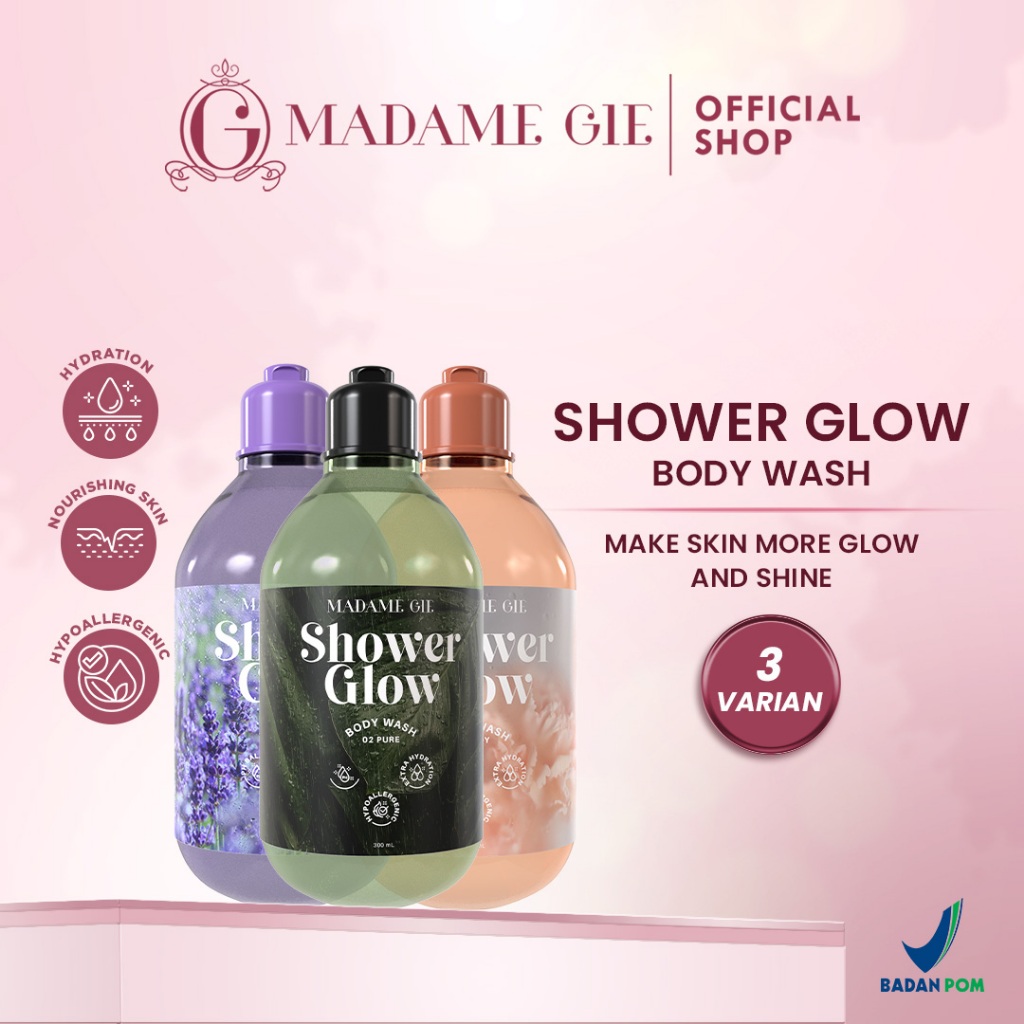 Madame Gie Shower Glow Body Wash 300ml - 01 Joy Madame Gie Shower Glow Body Wash 300ml - 01 Joy