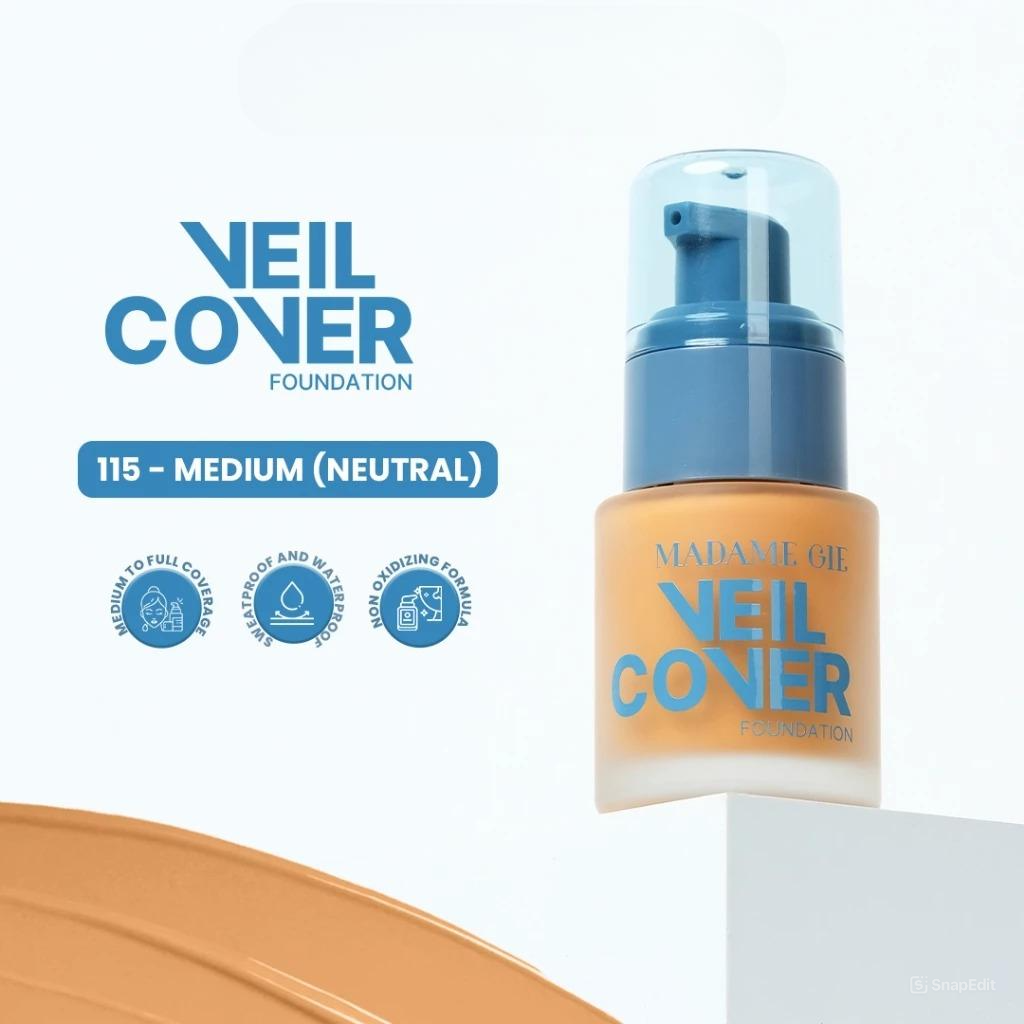 Madame Gie Veil Cover Foundation 25ml - 115 Medium (Neutral) Madame Gie Veil Cover Foundation 25ml - 115 Medium (Neutral)