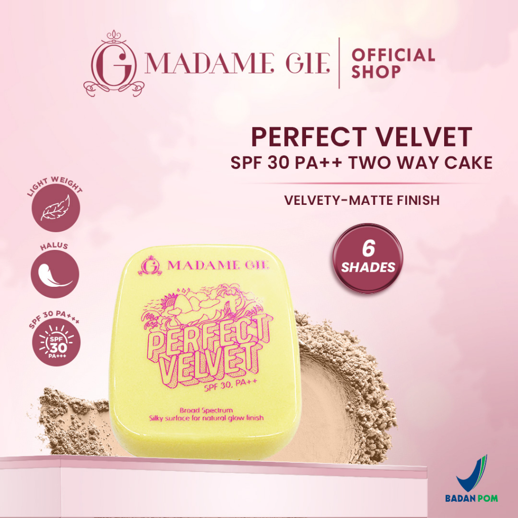 Madame Gie Perfect Velvet SPF30 PA++ Two Way Cake - 05 Caramel
