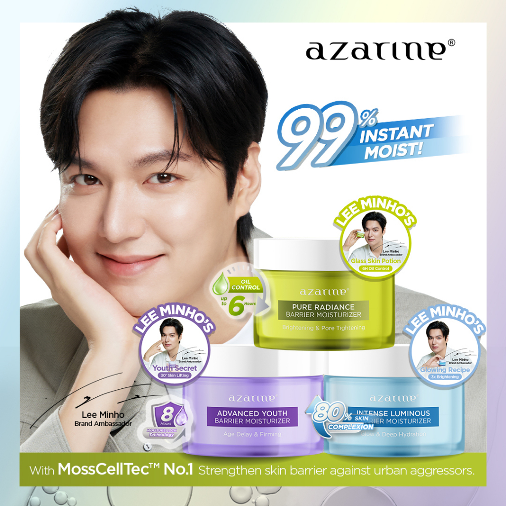 Azarine Barrier Moisturizer 30gr - Pure Radiance (Kulit Berminyak & Berjerawat)