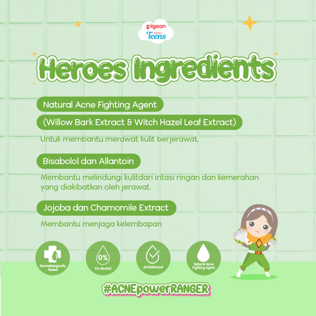 Pigeon Teens Toner 100ml - Acne Ranger