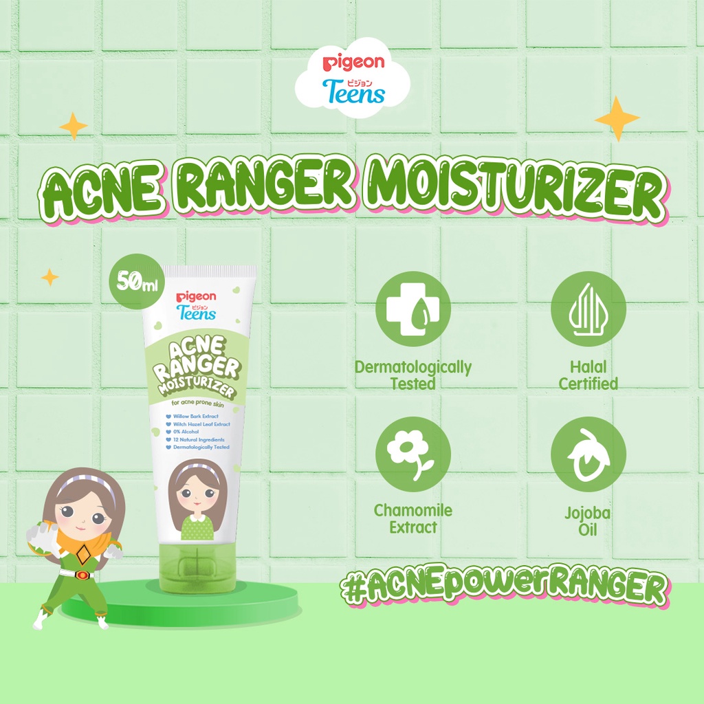 Pigeon Teens Moisturizer 50ml - Acne Ranger