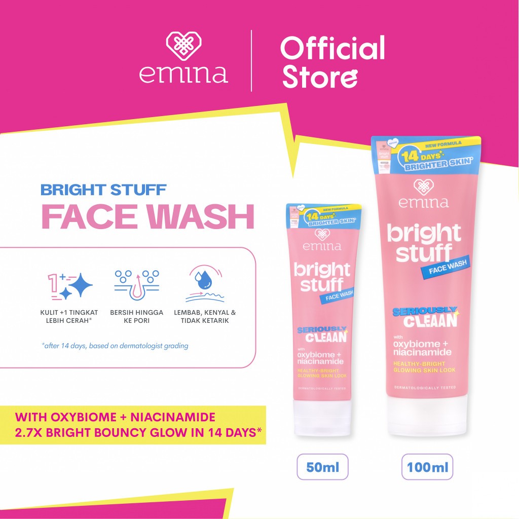 Emina Bright Stuff Face Wash 100mL