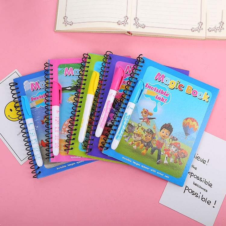 Magic Water Book + Pen - Buku Gambar Ajaib