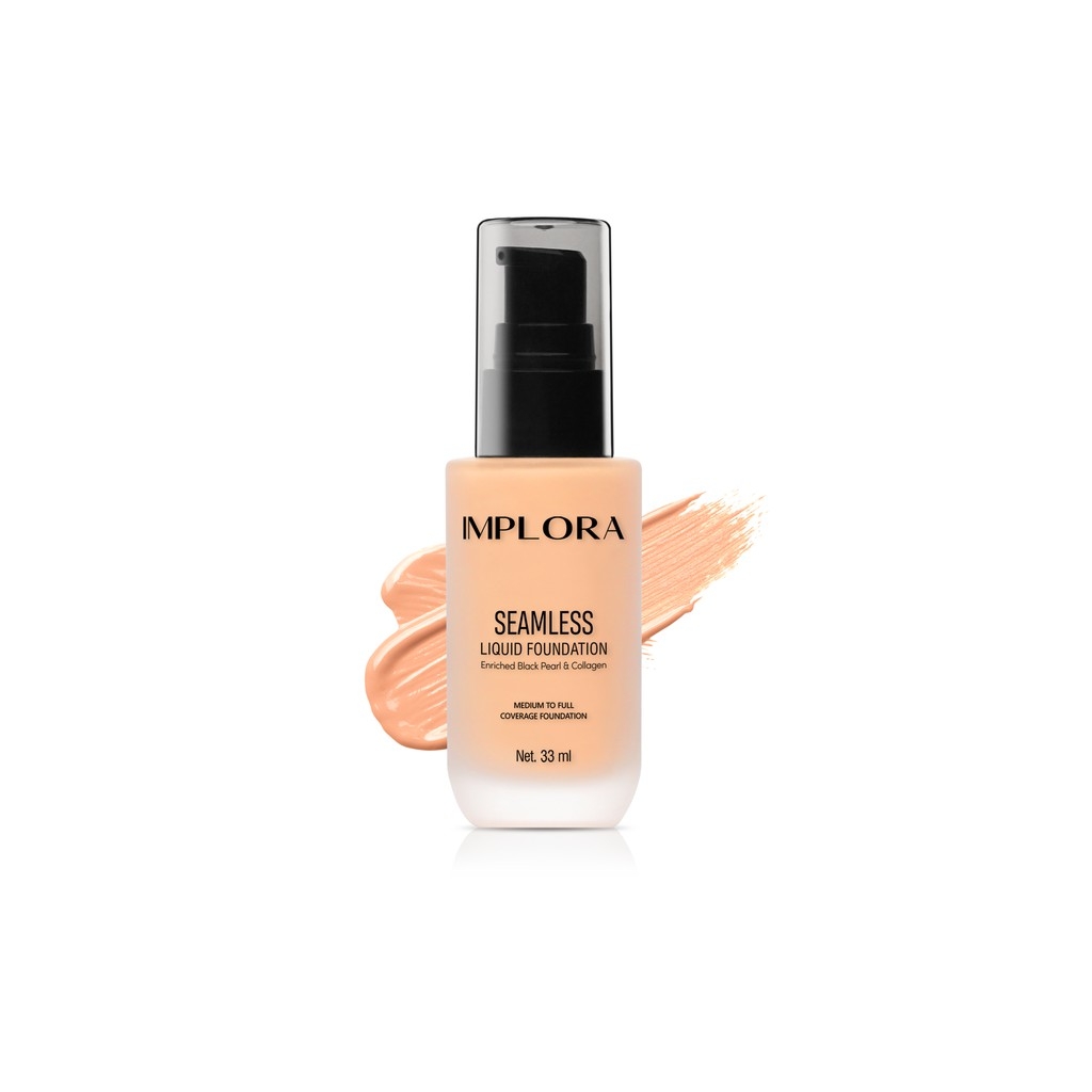 Implora Seamless Liquid Foundation 33ml Light Cream (115)