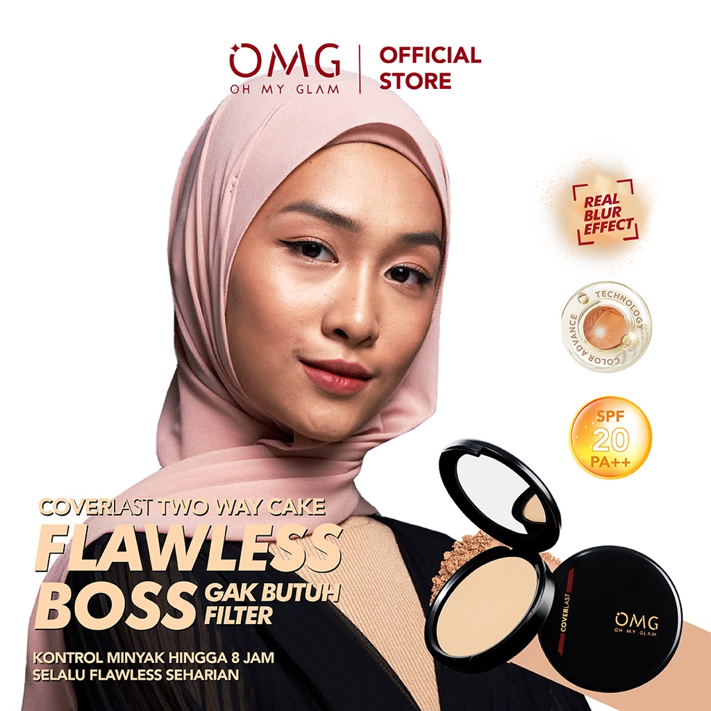 Oh My Glam Coverlast Two Way Cake - 32N Natural (OMG)