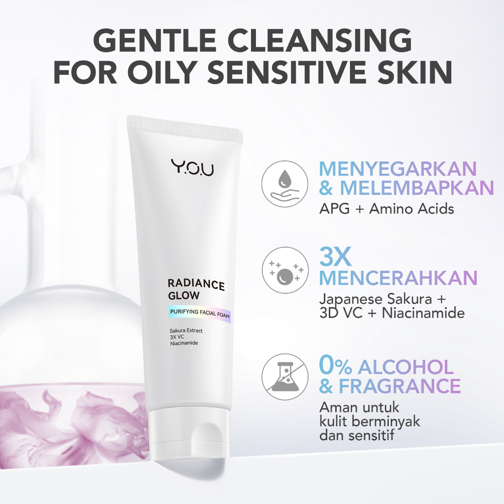 YOU Radiance Glow Purifying Facial Foam 100gr