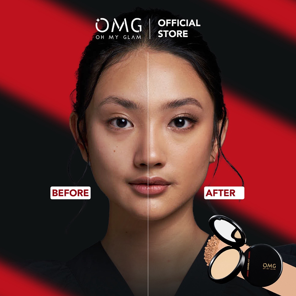Oh My Glam Coverlast Two Way Cake - 41W Sand (OMG)