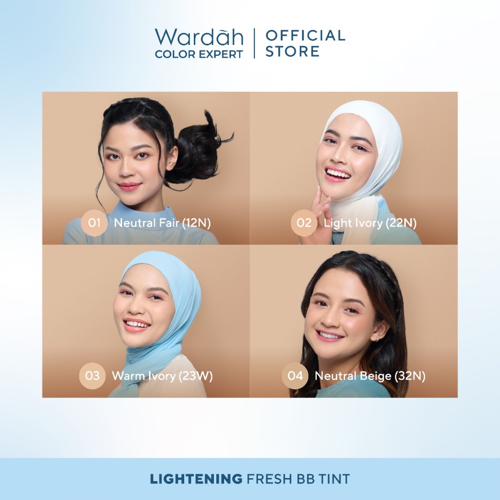 Wardah Lightening Fresh BB Tint 15ml - 01 Neutral Fair (12N)