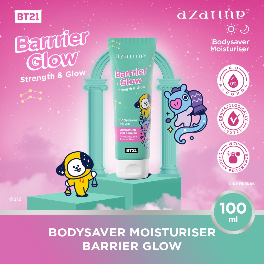 Azarine Bodysaver Serum 100ml - Barrier Glow (Hijau) Azarine Bodysaver Serum 100ml - Barrier Glow (Hijau)