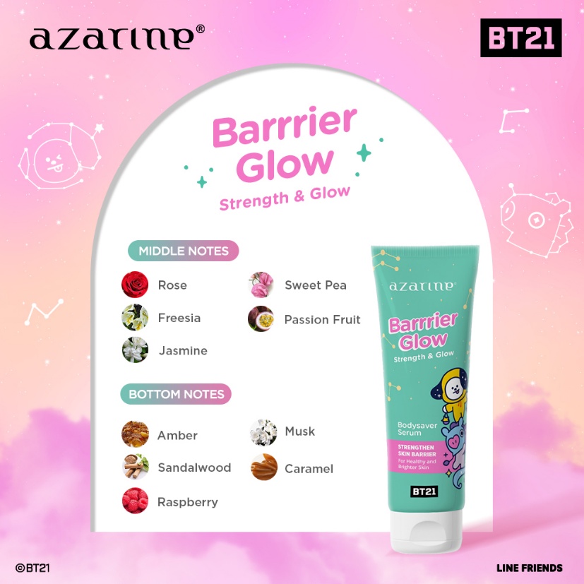 Azarine Bodysaver Serum 100ml - Barrier Glow (Hijau)