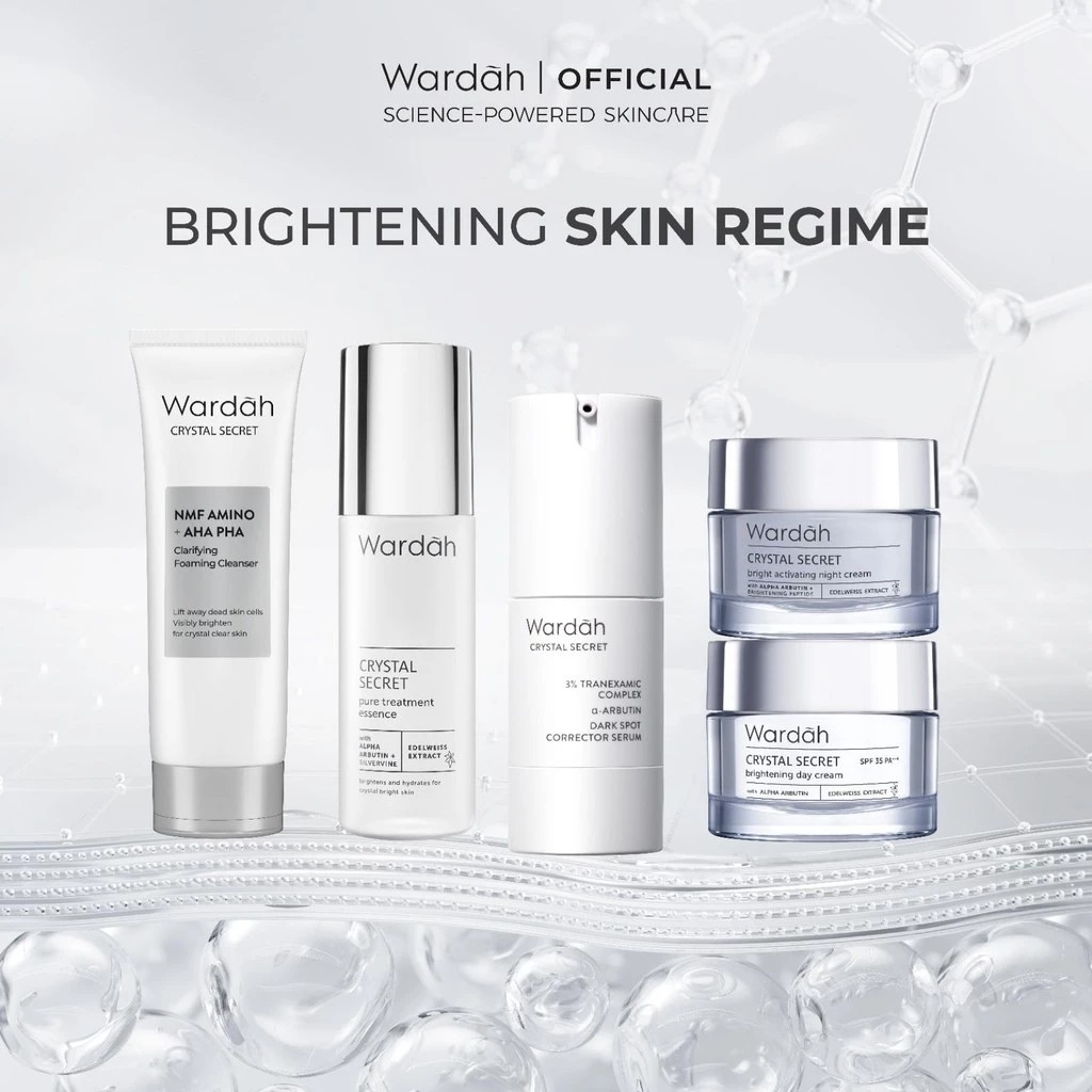 Wardah 3% Tranexamic Acid + Alpha Arbutin Crystal Secret Dark Spot Corrector Serum 20ml