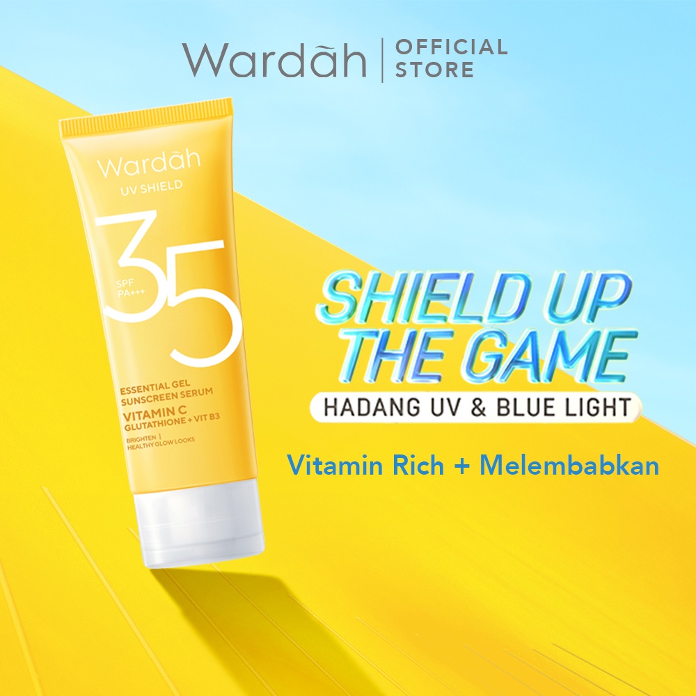 Wardah UV Shield Essential Sunscreen Gel SPF35 PA+++ 40ml