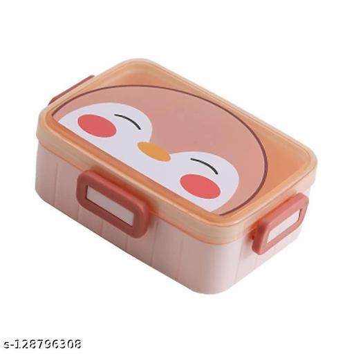Lunch Box Tutup Gambar Karakter 600ml + Free Sendok (Kotak Makan Bekal) (2518A)