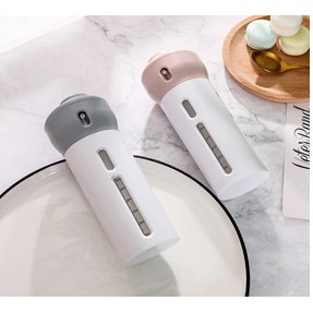Botol Smart Travel 4in1 - Botol Travel Dispenser Sabun Shampoo Portable Praktis Isi 4