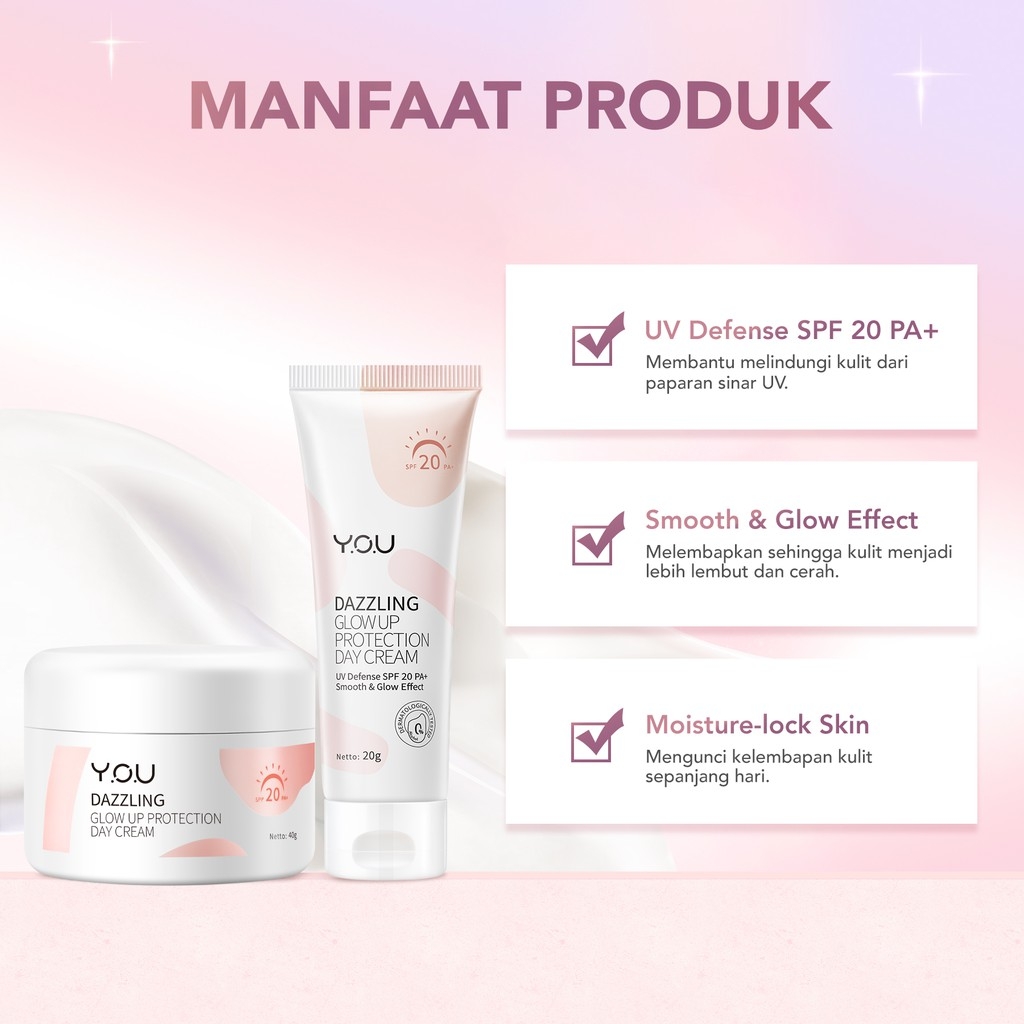 YOU Dazzling Glow Up Protection Day Cream 20gr