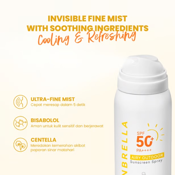YOU Sunbrella Airy Outdoor Sunscreen Spray 50ml
