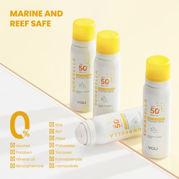 YOU Sunbrella Airy Outdoor Sunscreen Spray 50ml