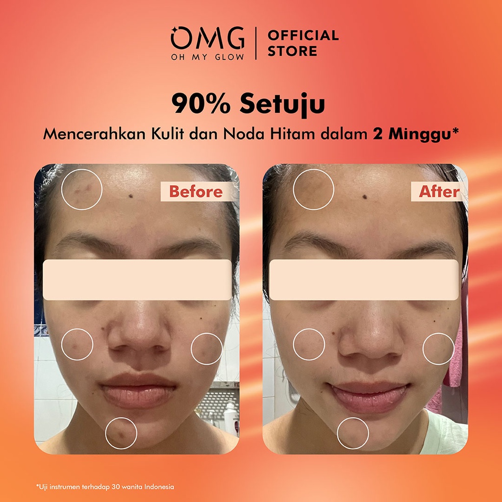 Oh My Glow Serum 20ml - Peach Glowing Serum (OMG)