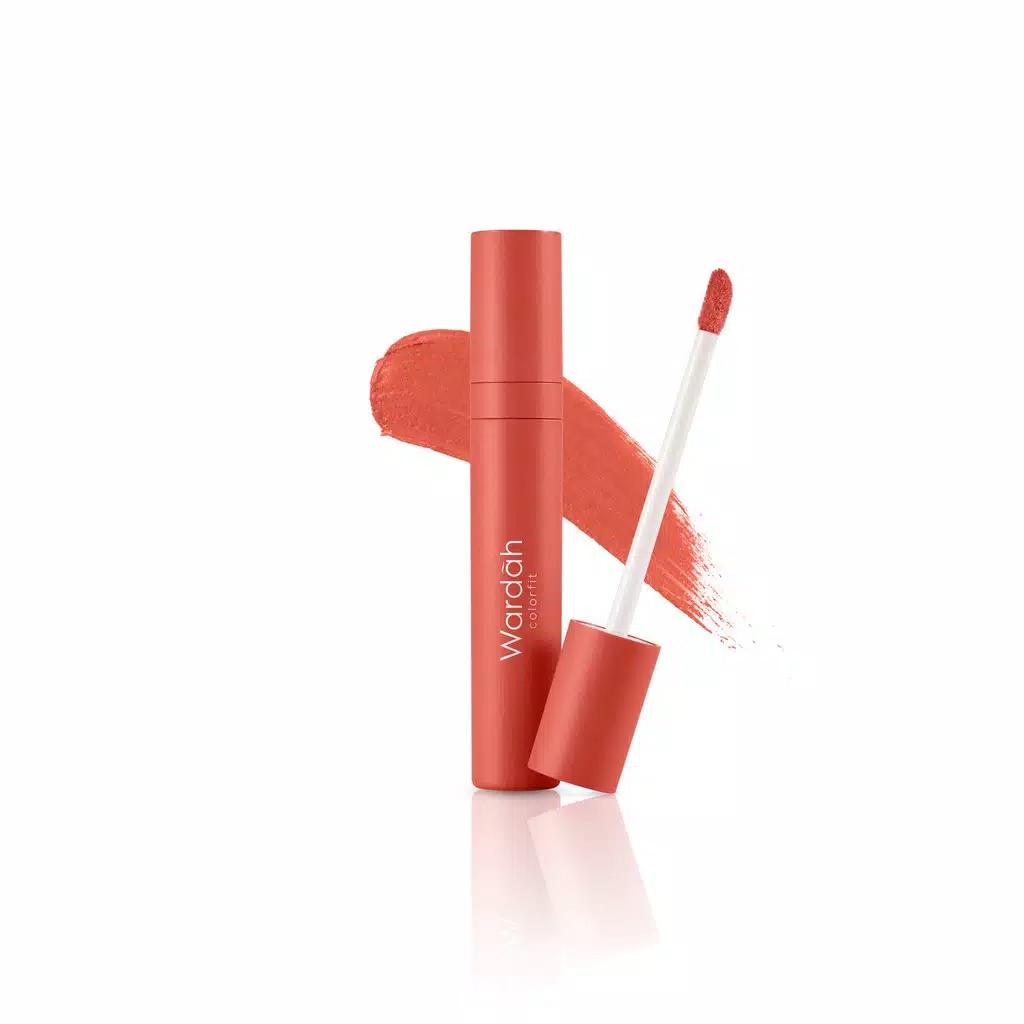 Wardah Colorfit Velvet Matte Lip Mousse 10 Lively Coral