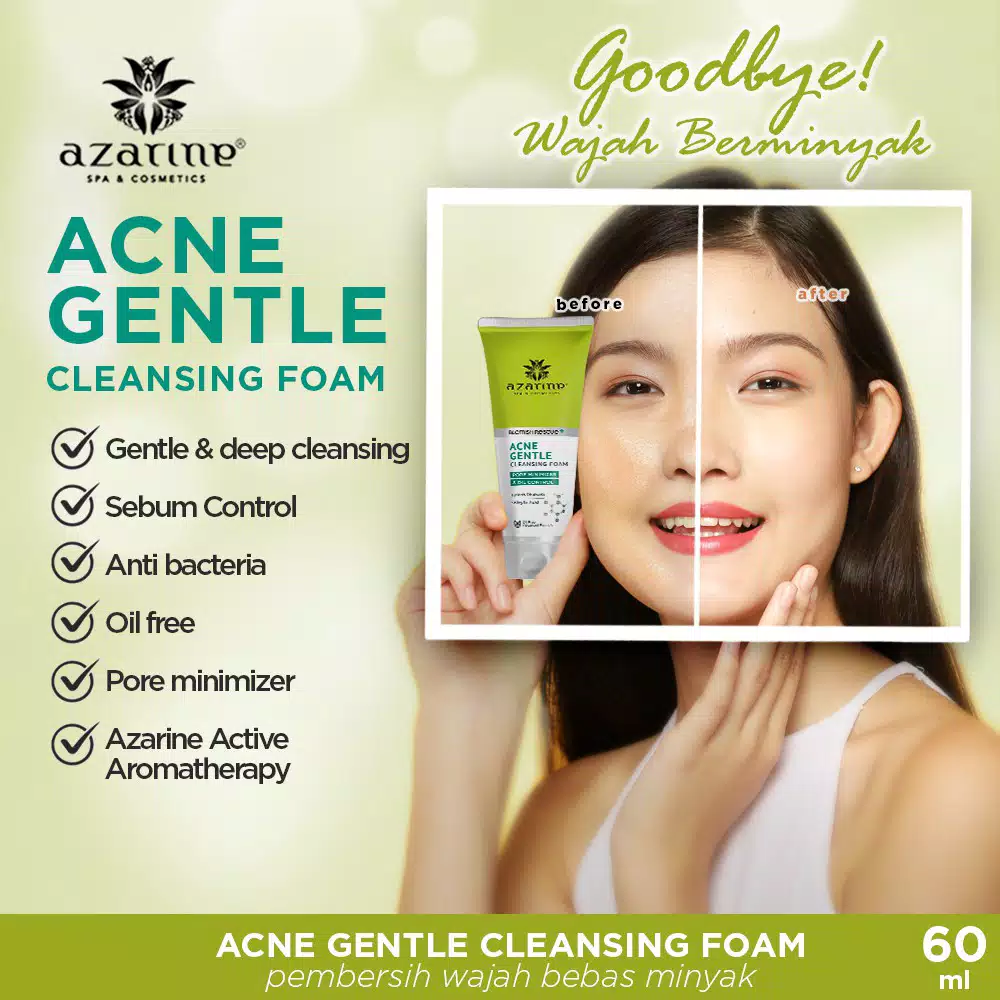 Azarine Blemish Rescue Acne Gentle Cleansing Foam 60 ml