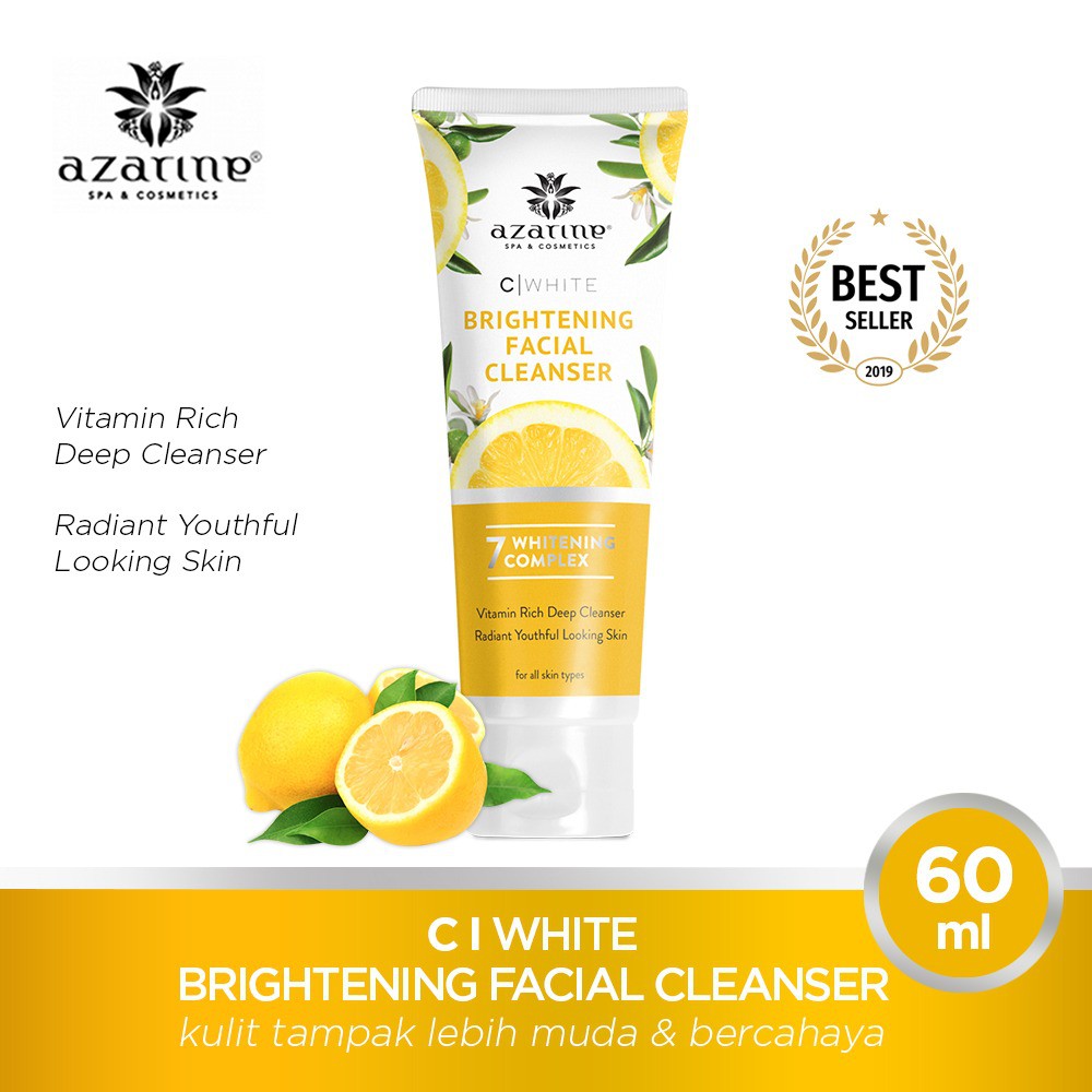 Azarine C White Brightening Facial Cleanser 60 ml (7 Whitening Complex)