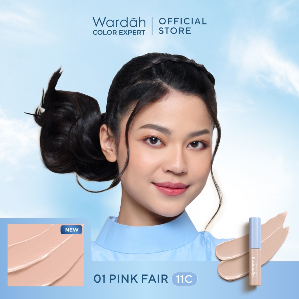 Wardah Lightening Liquid Concealer 6gr - 01 Pink Fair (11C)