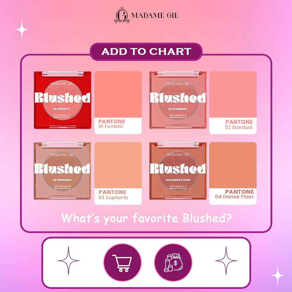 Madame Gie Blushed 8gr - 01 Funfetti