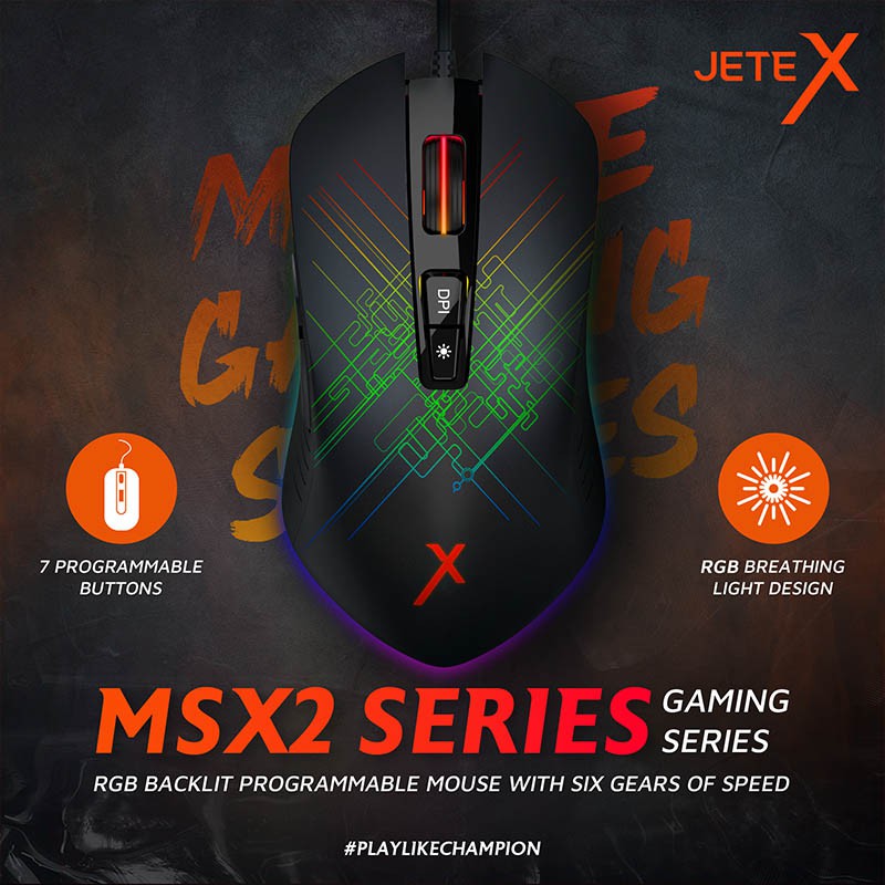 JETE X Mouse Gaming MSX2