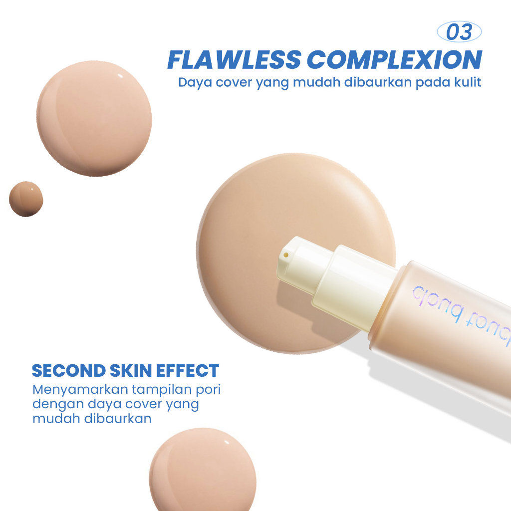 YOU Cloud Touch Blurring Skin Tint 20ml (Liquid Foundation) - N402 Shell Ivory