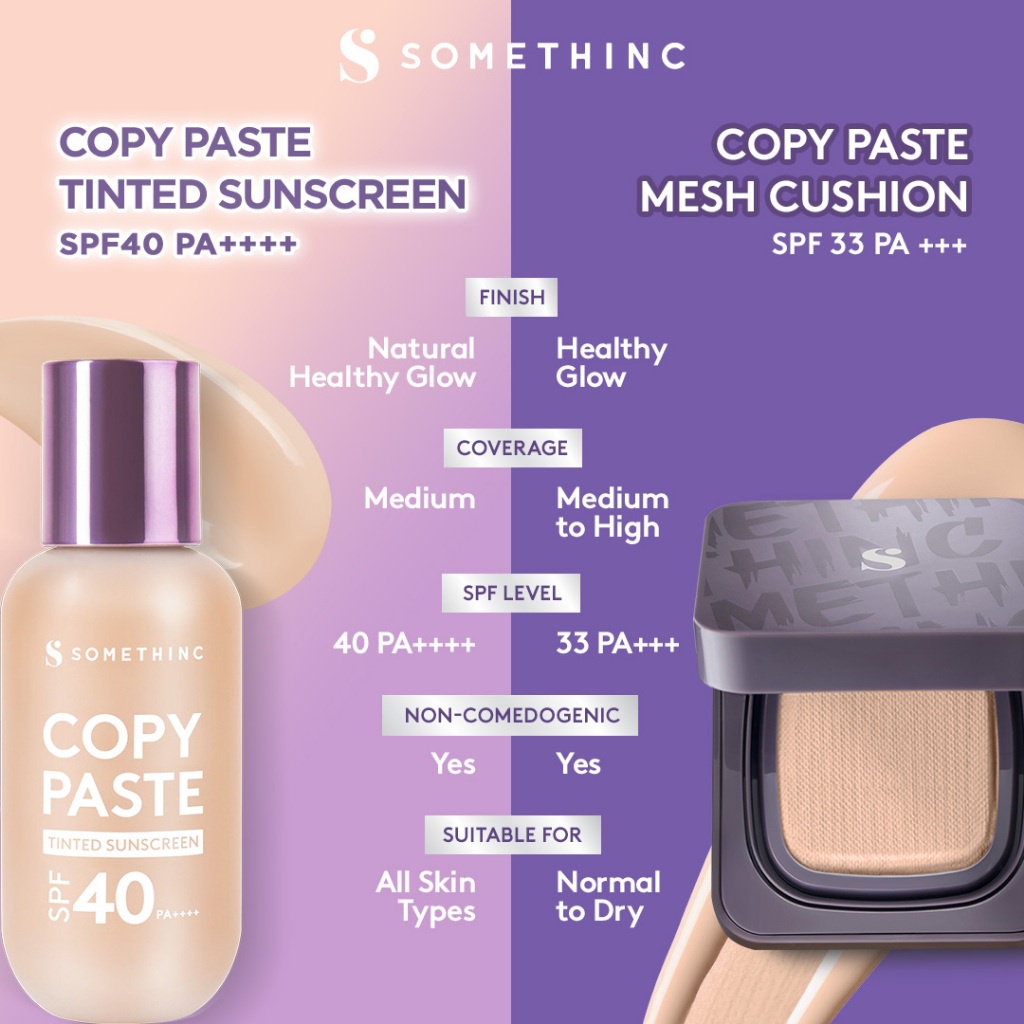 Somethinc Copy Paste Tinted Sunscreen SPF40 PA++++ 50ml - N02 Charlotte