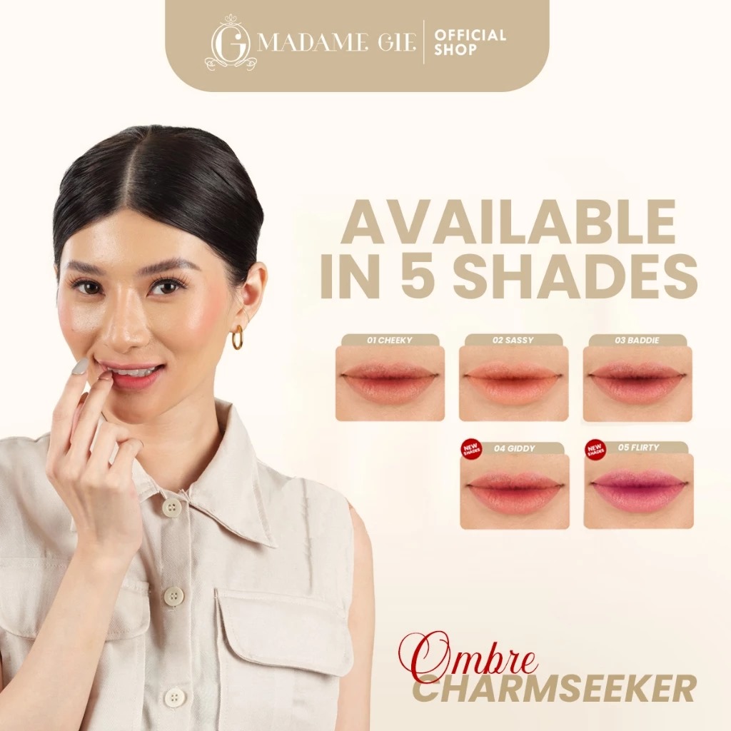 Madame Gie Charmseeker Lipstick & Lipcream - 04 Giddy
