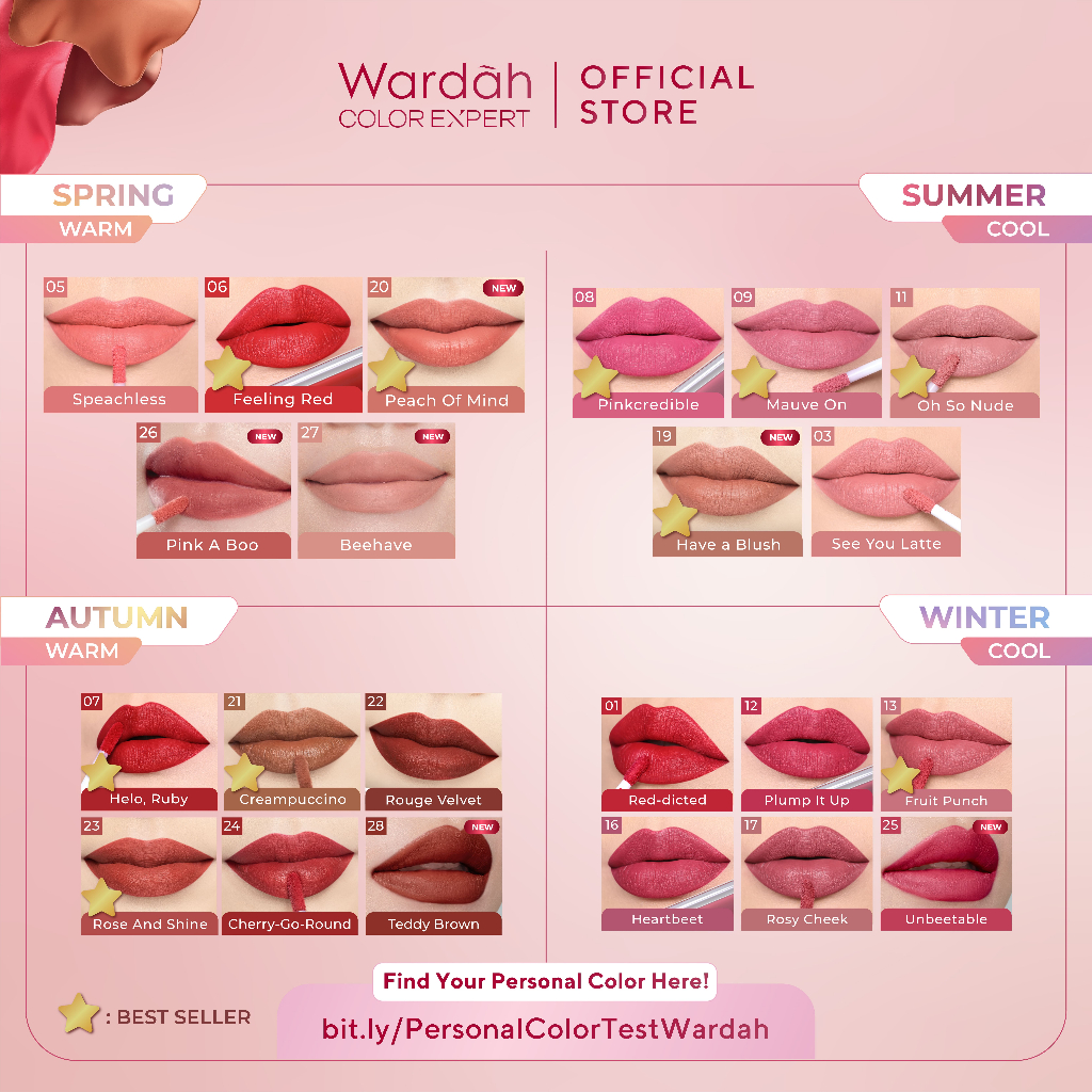 Wardah Exclusive Matte Lip Cream 05 Speachless *