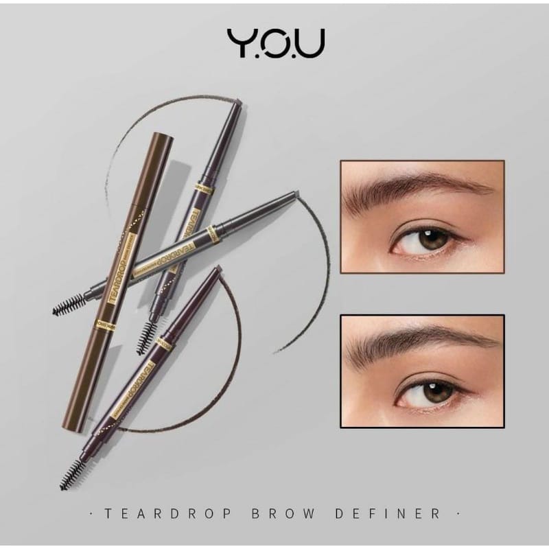 YOU Teardrop Brow Definer GY04 Charcoal Grey