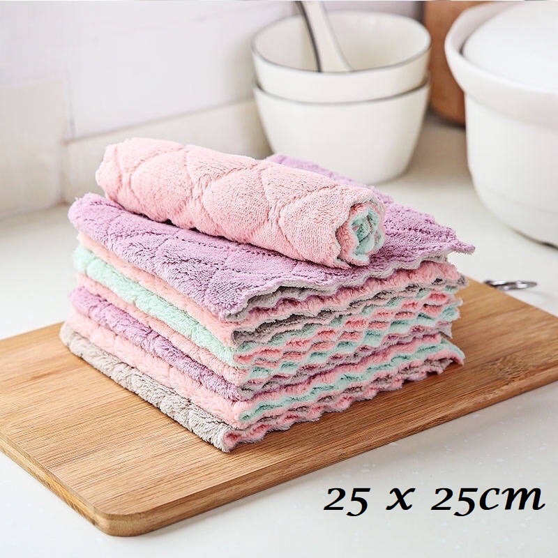 Kain Lap Dapur Anti Minyak 25x25cm (Besar) Kain Lap Dapur Anti Minyak 25x25cm (Besar)
