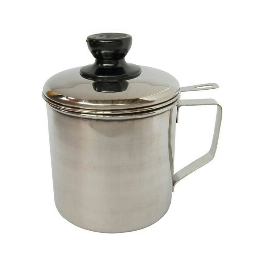 Oil Pot - Gelas Saringan Minyak + Tutup 1.3L