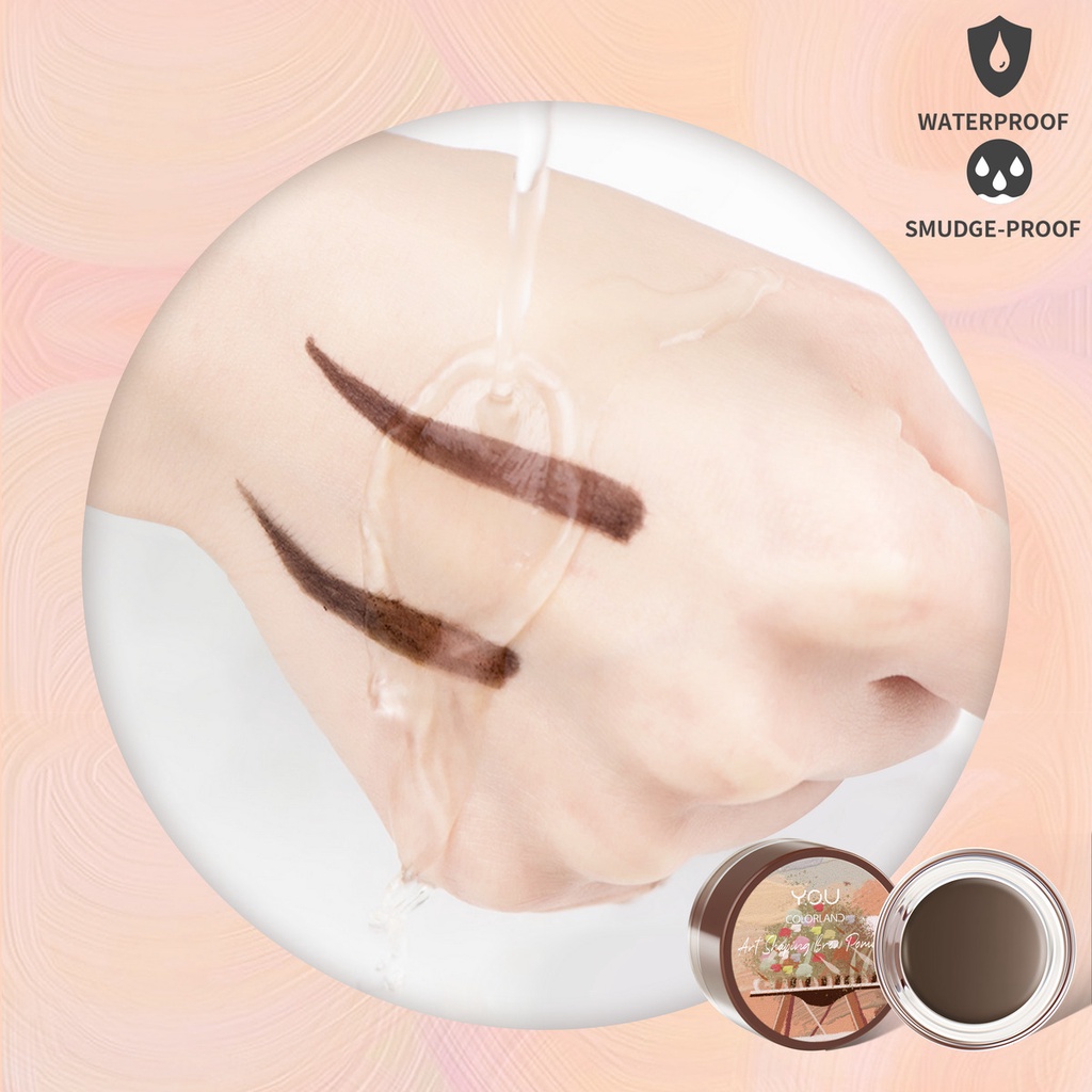 YOU Colorland Art Shaping Brow Pomade BR02 Ash Brown