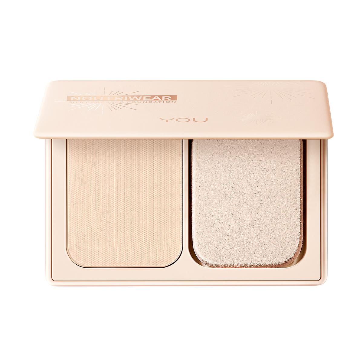 YOU Noutriwear+ Silky Pressed Foundation W703 Warm Ivory YOU Noutriwear+ Silky Pressed Foundation W703 Warm Ivory