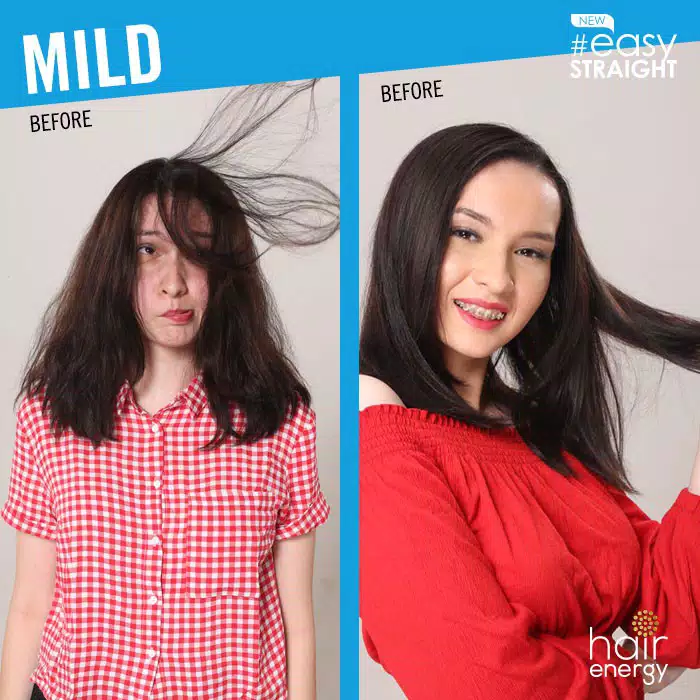 Makarizo Hair Energy Easy Straight DIY2 - Step Kit 120ml Mild Biru